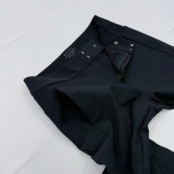 Athleta Stellar Skinny Trouser Ankle Pants Womens 4 Black Commute Work Travel - Picture 6 of 13